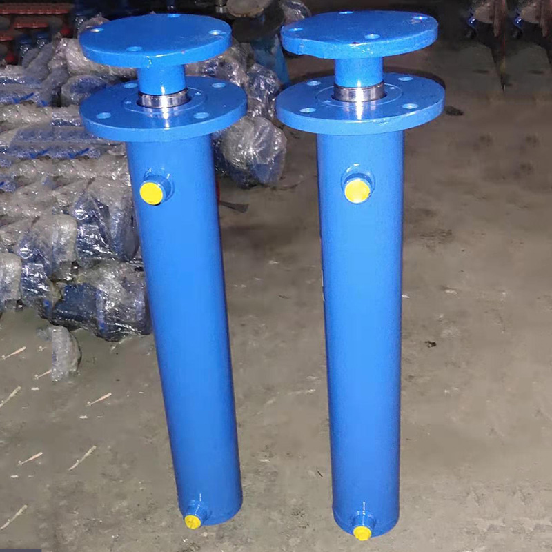Custom Flanged Double-Acting Piston Cylinders for Small to Medium-Sized Mechanical Equipment Hydraulic Cylinders