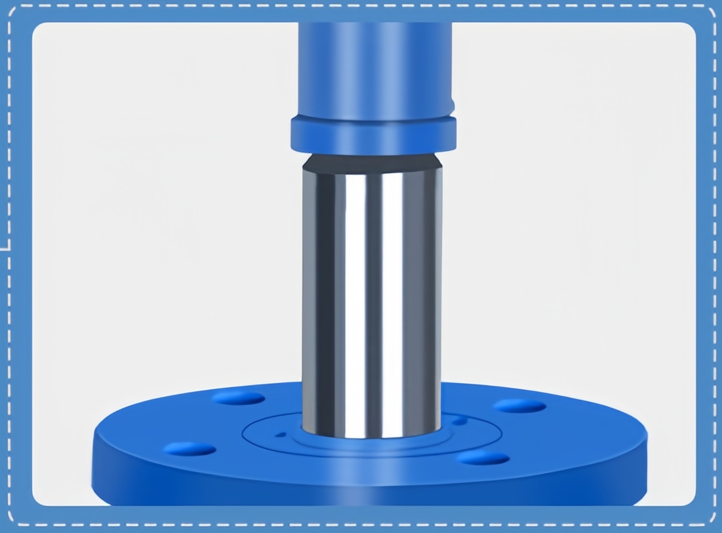Custom Flanged Double-Acting Piston Cylinders for Small to Medium-Sized Mechanical Equipment Hydraulic Cylinders