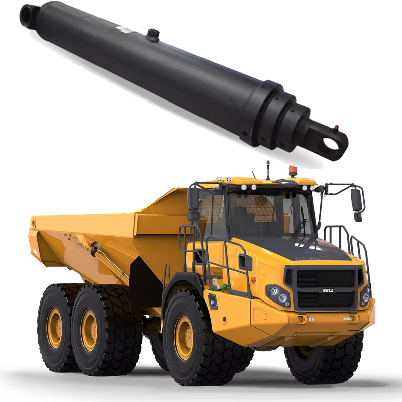 Custom Flanged Double-Acting Piston Cylinders for Small to Medium-Sized Mechanical Equipment Hydraulic Cylinders