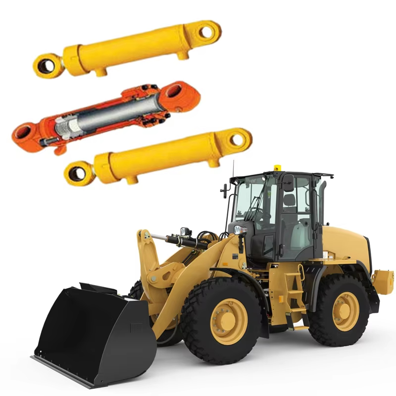 Custom Flanged Double-Acting Piston Cylinders for Small to Medium-Sized Mechanical Equipment Hydraulic Cylinders
