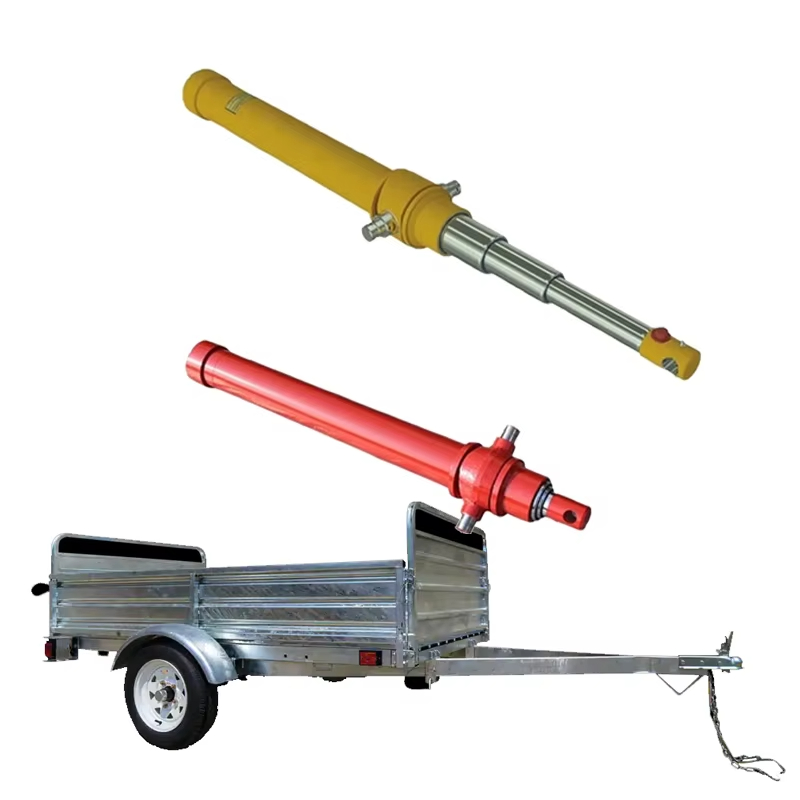 Custom Flanged Double-Acting Piston Cylinders for Small to Medium-Sized Mechanical Equipment Hydraulic Cylinders